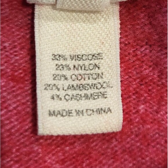 ED Pink Bunny Rabbit Size Small Lambswool Cashmere Blend Sweater Crewneck Cute - Picture 4 of 6